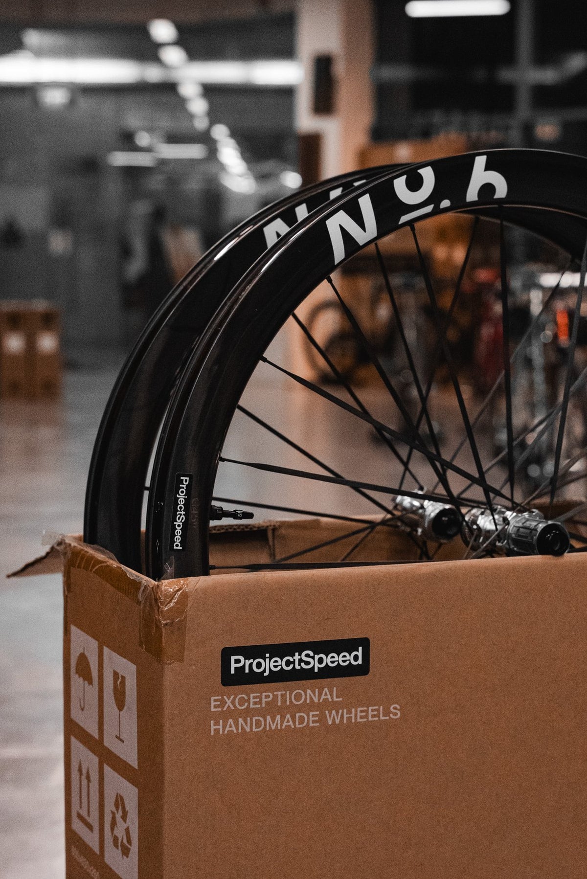 No.6 wheelset in a box printed ProjectSpeed, Exceptional handmade wheels